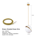 GobekUsa LED Ball Chandelier for Dining Room Bedroom Decor - Nordic Creative Pendant Lights