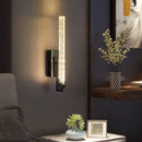 GobekUsa Crystal Wall Light: Modern LED Long Lamp for Bedrooms, Living Rooms, and Stairs
