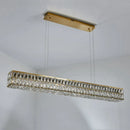 GobekUsa Crystal Steel LED Pendant Light | Modern Dining Room Hanging Lamp