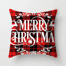 GobekUsa Christmas Cushion Cover 45x45cm Xmas Pillowcase for Sofa - Happy New Year 2023