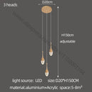 GobekUsa Gold LED Staircase Chandelier | Luxury Large Living Room Pendant Lamp