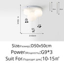 GobekUsa Kids Cartoon Panda Polar Bear Ceiling Light Chandelier for Boys and Girls' Bedroom