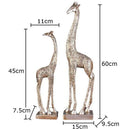 GobekUsa Giraffe Resin Statue Ornament Desk Decoration Room Aesthetic Decor