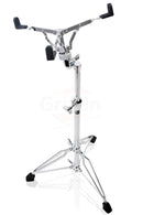 2-PACK- Concert Stand Up Snare Drum Stands by GRIFFIN | Tall Adjustable Chrome Height Stand For Drummers Percussion Practice Pads & Drums | Extended Height Drum Hardware Mount Holder With Basket Clamp