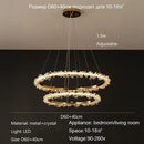 GobekUsa Crystal Pendant Chandelier Modern Luxury Interior Decoration Lighting