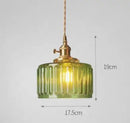 GobekUsa Blue Glass Pendant Lights for Bedroom Dinning Living Room