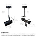 GobekUsa Industrial Retro Ceiling Lamp American Loft Style E27 for Home Decor