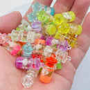 GobekUsa Heart Pearl Shell Wishing Bottle Miniature DIY Accessory For Jewelry
