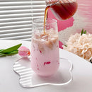 GobekUsa Clear Glass Coffee Cup Set - Heat-Resistant Borosilicate, Ideal for Hot/Cold Drinks
