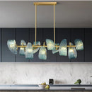 GobekUsa Blue Glass LED Pendant Lamps for Home Decor and Lighting Innovation