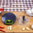 GobekUsa 400ml Mini Food Shredder with 3 Blades - Curves-Practical