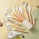 GobekUsa 14-Piece Silicone Kitchen Utensil Set with Storage Box | Heat-Resistant Cooking Tools