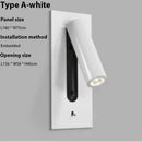 GobekUsa LED Wall Sconce Adjustable Reading Light for Hotel Bedroom, USB Charging