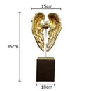 GobekUsa Angel Wings Sculpture Desk Ornament Home Decor Statue Aesthetic Artwrok