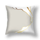GobekUsa Ginkgo Leaves Print Sofa Pillowcase 45x45cm Modern Nordic Chair Cushion Cover