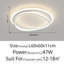 GobekUsa Geometric Square LED Ceiling Light with Remote Control for Study Living Room Bedroom