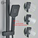 GobekUsa Digital Display Thermostatic Shower Faucet Set Rainfall Shower Mixer