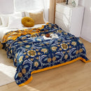GobekUsa Cotton Gauze Air-Conditioning Blanket - Luxury European Leisure Blanket
