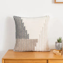 GobekUsa Boho Style Grey Abstract Cushion Cover for Home Decoration
