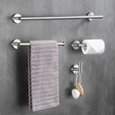 GobekUsa Brushed Gold Bathroom Accessories Set Hand Towel Bar Rack Toilet Paper Holder