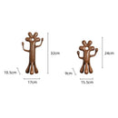 GobekUsa Abstract Flower Man Alien Sculpture Home Decor Figurine