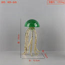 GobekUsa Crystal Jellyfish Sculpture - Marine Organism Figurine for Home Decor