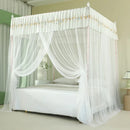 GobekUsa Large Space Mosquito Net with Bracket. Encrypt Mesh, Insect-Proof Bed Curtain for Household.