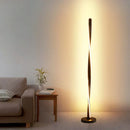 GobekUsa Art Deco Spiral Shade Floor Lamp - Modern Minimalist Stand Light