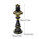 GobekUsa Chess Figurines: 30cm International Chess Set for Home Decor