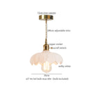 GobekUsa Brass Glass LED Pendant Lamp for Cafe Bar Restaurant Bedroom Loft