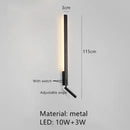GobekUsa Adjustable Angle LED Wall Lamp 3000K Sconces for Bedside Reading