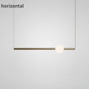 GobekUsa Glass Pendant Lights: Modern Long Hanging Lamps for Kitchen, Dining Room, and Shop