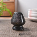 GobekUsa Ceramic Matcha Whisk Stand & Tea Bowl Holder for Kitchen and Dining