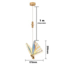 Nordic Butterfly Pendant Light With Iron And Acrylic
