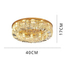 GobekUsa Crystal Ceiling Lamp: Modern Bedroom & Living Room LED Light Luxe Atmosphere