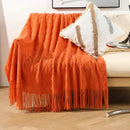 GobekUsa Knitted Woolen Blanket - Cozy Home Accent and Travel Essential