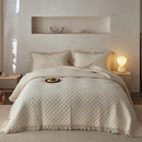 GobekUsa Cotton Quilted Bedspread Set with Pillowcase - Versatile & Summer-Ready