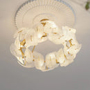 GobekUsa LED Glass Petal Chandeliers: Luxury Modern Hanging Lamps for Dining Table