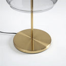 GobekUsa Glass Lampshade LED Table Lamp for Modern Bedroom Decor