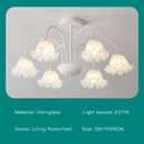 GobekUsa 2024 Modern Green White Chandelier Ceiling Hanging Lamp for Living Room Dining Bedroom