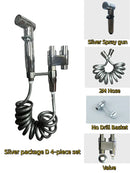 GobekUsa High Pressure Handheld Bidet Sprayer Set for Bathroom Hygiene and Cleaning