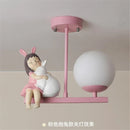 GobekUsa Kids Room Cartoon Eye Protection LED Ceiling Light Fixture