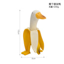 GobekUsa Abstract Banana Duck Sculpture Decorative Figurine for Home Decoration