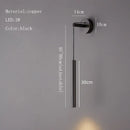 GobekUsa Height-Adjustable Copper LED Wall Lamp: Luxurious Warm Atmosphere for Bedside, Foyer, Hotel
