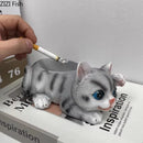 GobekUsa Kittens & Puppies Resin Ash Tray - Smoking Accessories for Office Table