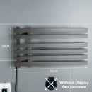 GobekUsa Electric Towel Warmer Rack Thermostatic Digital Display Stainless Steel Holder