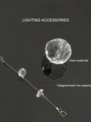 GobekUsa Crystal Chandelier Lighting for Living Room Hotel Lobby Ceiling