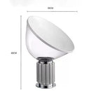 GobekUsa Glass Radar Shade LED Desk Lamp for Bedroom & Living Room Lighting