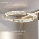 GobekUsa Light Luxury Crystal Chandelier for Elegant Living & Dining Atmosphere