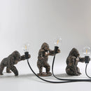 GobekUsa King Kong Gorilla Resin Table Lamp Night Light for Baby's Bedroom